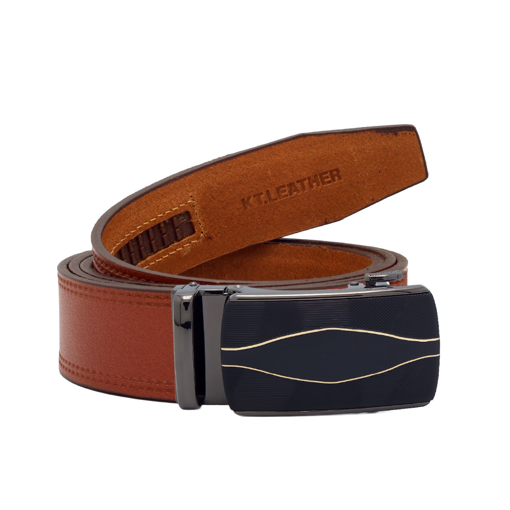169NU704 Men's classic leather beltکمربند چرم کلاسیک مردانه