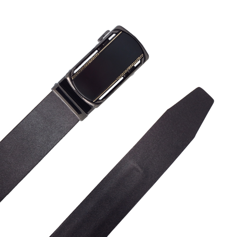 کمربند مردانه چرم طبیعی مدل KT166NU309 با طراحی ساده و کلاسیکMen's natural leather belt model KT166NU309 with a simple and classic design