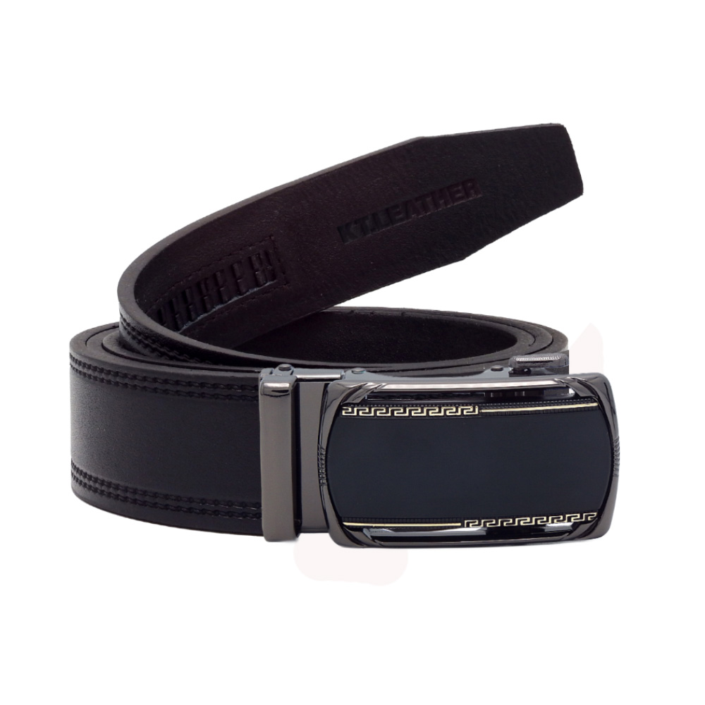 166NU702 کمربند چرم طبیعی مردانه با طراحی کلاسیک KT166NU702Classic natural leather men’s belt KT166NU702