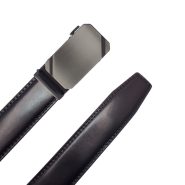 "کمربند چرمی مردانه مشکی / Men's genuine leather black belt"