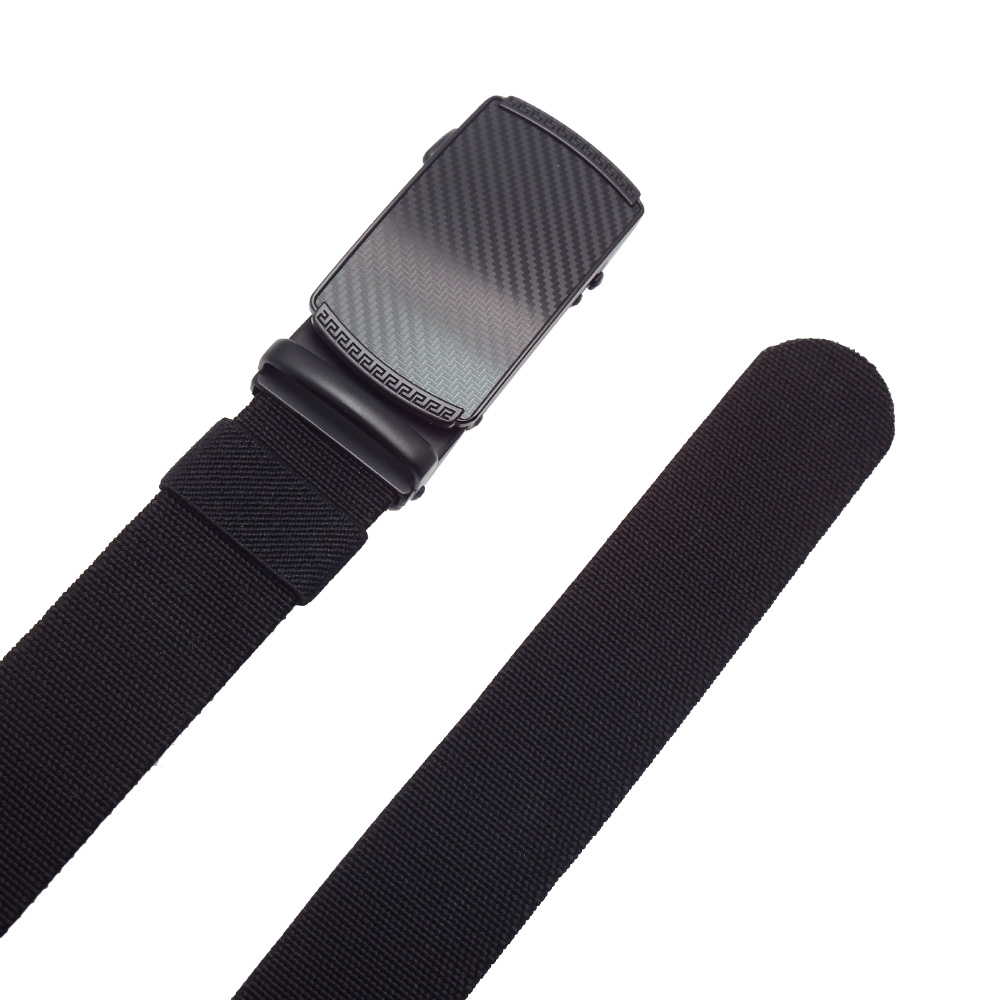 کمربند مردانه کلیپ‌دار مدل KT4067 – مشکی، تنظیم سریع و بدون سوراخ / Men’s Clip-On Belt KT4067 – Black with Quick, Hole-Less Adjustment