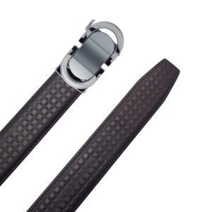 کمربند مردانه ریلی طبیعی اشبالت گاوی 5019NU7015 مشکی – Men's natural cowhide leather belt, black