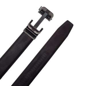 کمربند مردانه ریلی طبیعی اشبالت گاوی 5003NU7012 مشکی – Men's natural cowhide leather belt, black