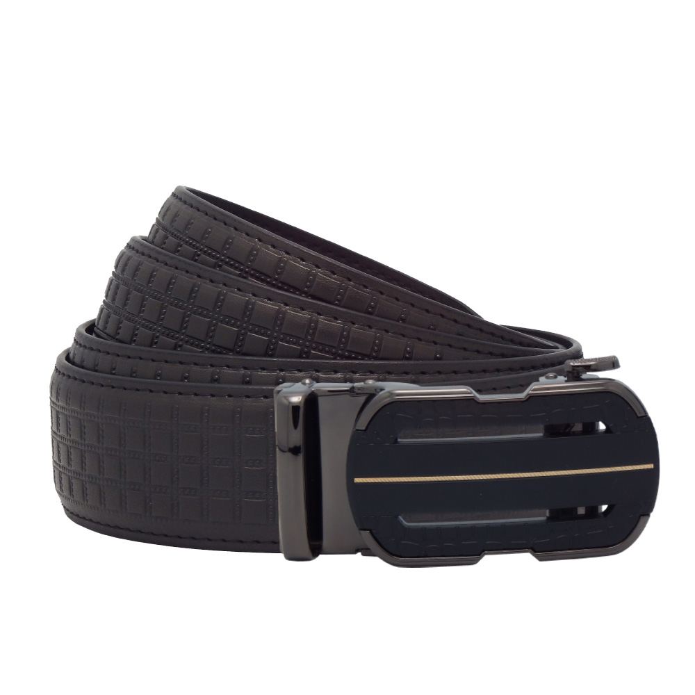 5021NU7015 گاوی 5021NU7015 مشکی – Men's natural cowhide leather belt, black