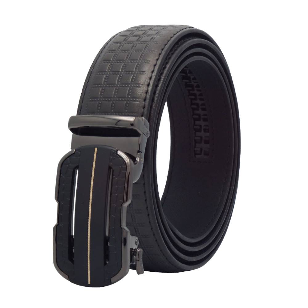 5021NU7015 ریلی طبیعی اشبالت گاوی 5021NU7015 مشکی – Men's natural cowhide leather belt, black
