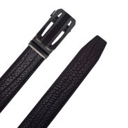 کمربند مردانه ریلی طبیعی اشبالت گاوی 5015NU7019 مشکی Men's Belt Natural Cowhide Leather 5015NU7019 Black