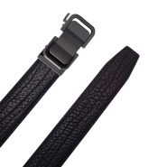 کمربند مردانه ریلی طبیعی اشبالت گاوی 5016NU7019 مشکی Men's Belt Natural Cowhide Leather 5016NU7019 Black