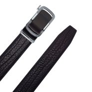 کمربند مردانه ریلی طبیعی اشبالت گاوی 5018NU7019 مشکی Men’s Black Genuine Cowhide Split Leather Belt with Ratchet Buckle – Model 5018NU7019